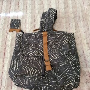 Lu & Elle Paradise Palm Backpack with pocket card